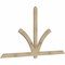 Ekena Millwork Redmond Rough Sawn Timber Gable Bracket, Douglas Fir, 96"W x 52"H x 2"D x 4"F, 13/12 Pitch GBW096X52X0204RED00RDF - alternate 3